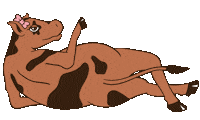cow moo Sticker by dirrty