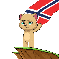 Norway Flag Sticker by Kabu