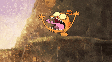 scared harvey beaks GIF by Nickelodeon