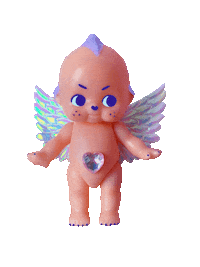 EganStreetDesign valentine valentines day angel valentines Sticker