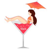 girl summer Sticker by The Luxe Nomad