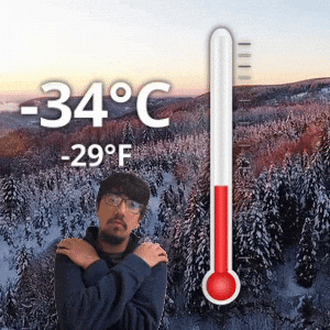 -34 °C