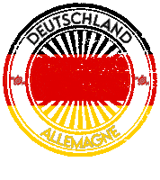 Germany De Sticker by NoirNomads