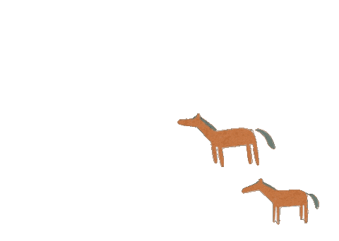 Horses Effects Sticker by Botanikids