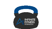 InfiniteFitnessPeninsula workout gym kettlebell ifp Sticker