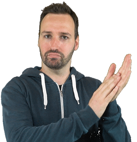 Clap Applause Sticker by Tommy Toskonaut