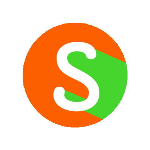 Orange Abc Sticker