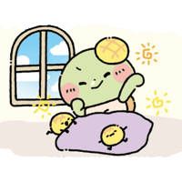 Sleepy Good Morning Sticker