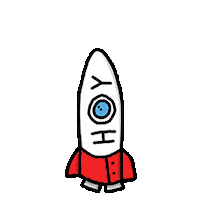 moon rocket Sticker by HOY by Havas
