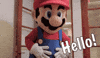 Mario Hello GIF