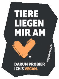 Veganuary Januar Sticker by vegan.ch