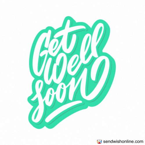 Feel Better Get Well Soon GIF by sendwishonline.com