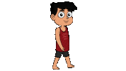 Yokify walking walk yokify Sticker