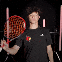Mens Tennis GIF by Louisville Cardinals