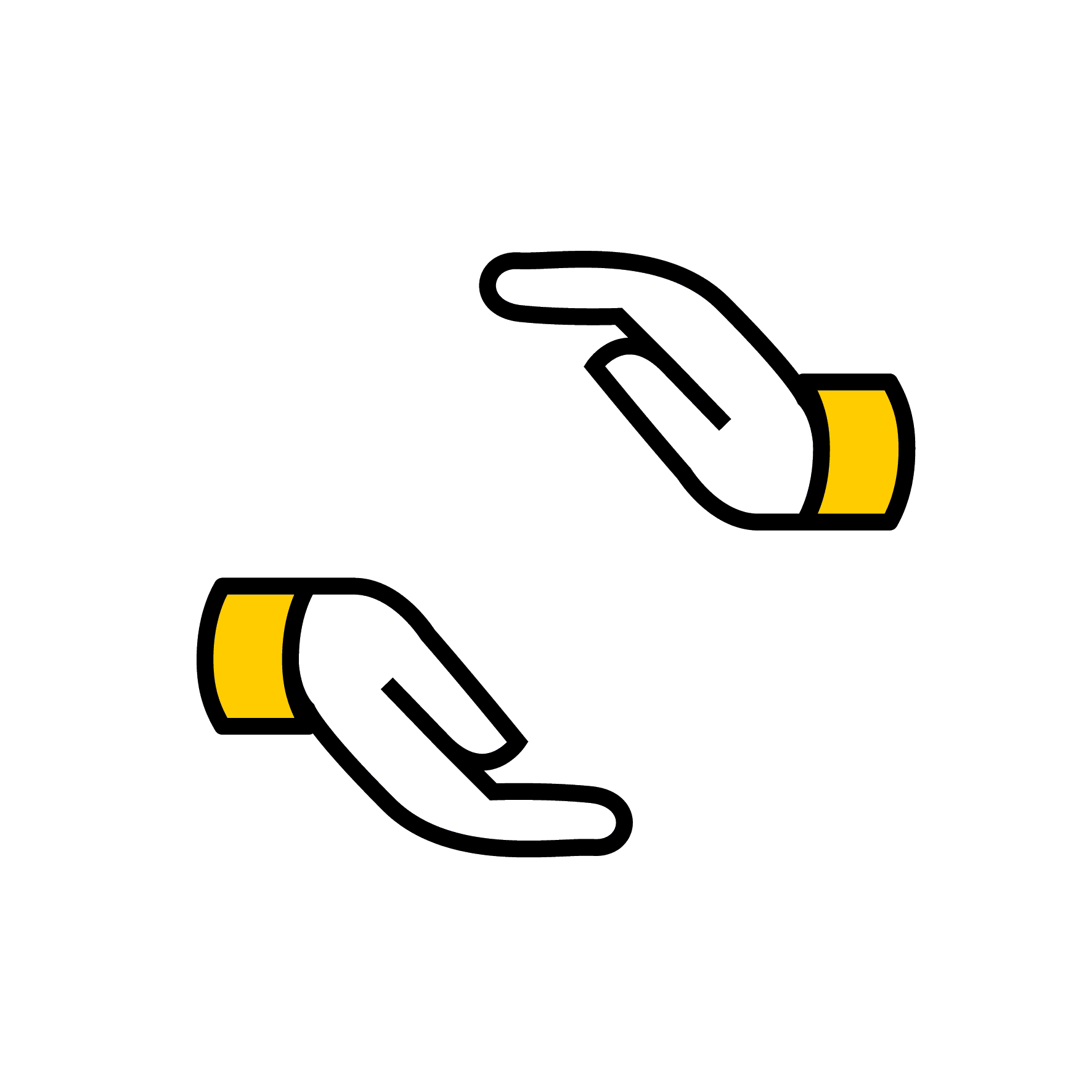 Stadtmuenchen giphyupload love heart hands Sticker