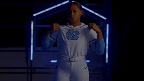 Softball Jersey GIF by UNC Tar Heels