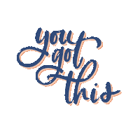 LittleChalkShop positive yougotthis youcandoit hanginthere Sticker