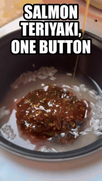 Salmon Teriyaki, One Button | Rice Robot