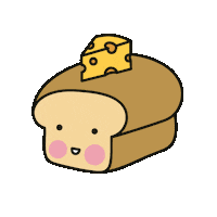 Hungry Grilled Cheese Sticker by Loof and Timmy
