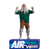 AirActionVigorsol dance music party cool Sticker