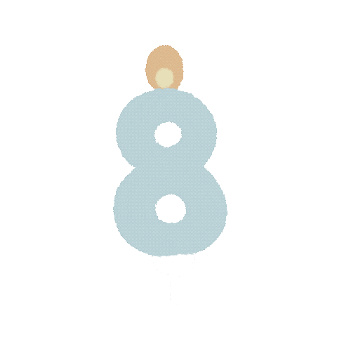 8 Sticker by fuwakuma.yuco