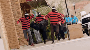 The Aquabats! Try To Stop Bank Robbers 