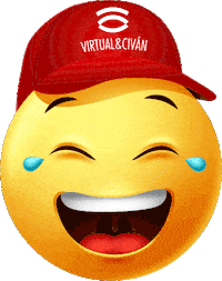 Cry Laughter Sticker by Virtual y Civan