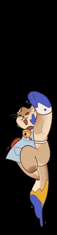 FanfaireNYC giphygifmaker fly leap gus GIF