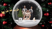 Merry Christmas Snow GIF