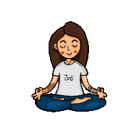 Girl Relax Sticker