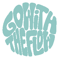Go With The Flow Water Sticker
