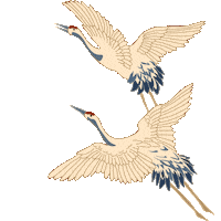 Sapodilla bird flying minimal crane Sticker