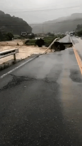 Landslides Hit Hiroshima Prefecture as Record Rainfall Batters Japan
