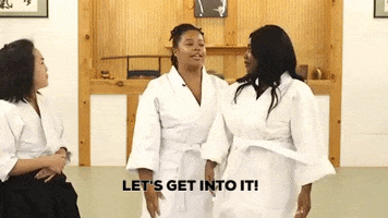 Paulana comedy fitness move karate GIF