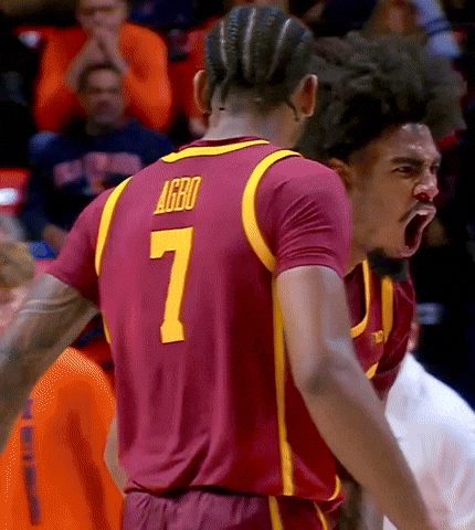 Basketball Hoops GIF by USC Trojans