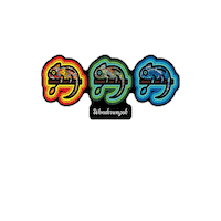 Sticker Chameleon Sticker by Wonderwazek