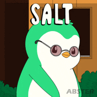 Penguin Steak GIF by Abster