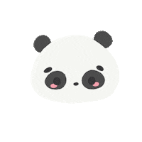 madebyjods kawaii bear panda madebyjods Sticker