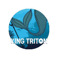 Mar King Triton Sticker by Cancun Sailing