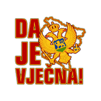 cgdizajn montenegro crna gora mne crnogorci Sticker