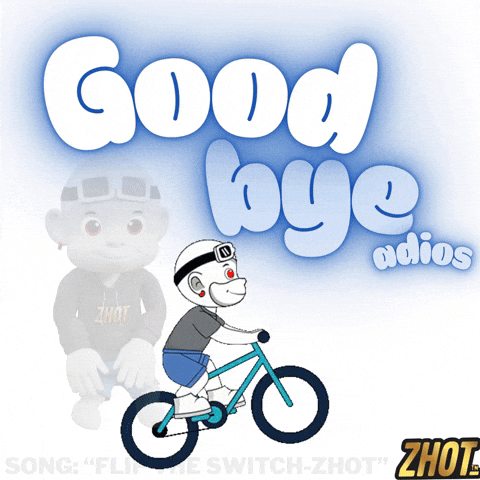 See Ya Goodbye GIF by Zhot