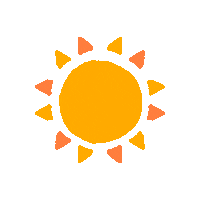 Day Orange Sticker