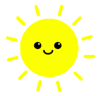 Happy Sun Sticker