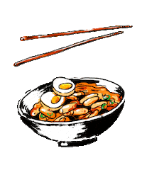 knopfbooks ramen booktok korean food japanese breakfast Sticker