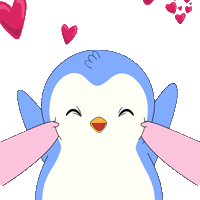 I Love You Baby Sticker by Pudgy Penguins