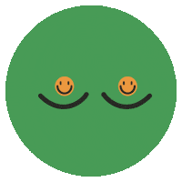 wittytittiescomedy smile comedy green woman Sticker