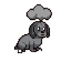 Tired Mood Sticker by Abstract HotDogs