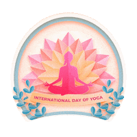 International Yoga Day Sticker by techshida