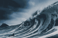 waves surf GIF by Evan Hilton