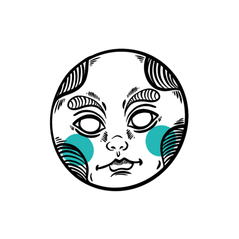 ladanidisena giphygifmaker sun moon ladanidisena Sticker